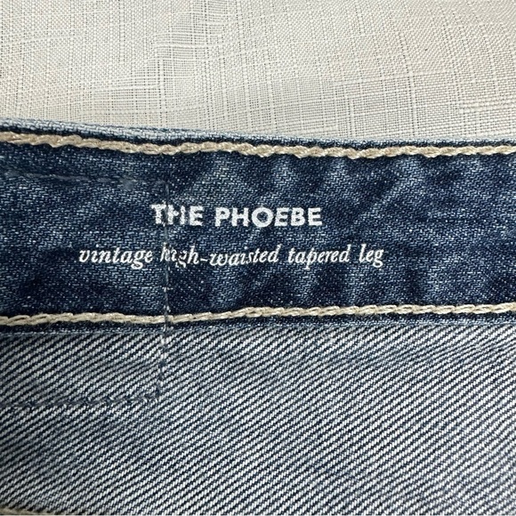 AG Adriano Goldschmied size 25 The Phoebe Vintage High waisted Tapered Leg Jeans - Picture 11 of 16
